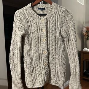 GAP Cable Knit Cardigan - Cream